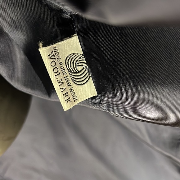 Vintage Pendleton 100% virgin Wool size 6 navy double breasted Pea Coat - Picture 6 of 9